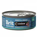Brit Premium by Nature консервы с ягненком для щенков всех пород 100г