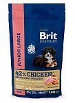Brit Premium Dog Puppy and Junior Large с курицей для щенков крупных пород 15кг