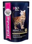 Eukanuba Cat Adult Top Conditon Влажный корм для взрослых кошек с курицей в соусе 85г (пауч)