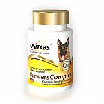 Unitabs BrewersComplex Витамины с Q10 для крупных собак 100 таб   