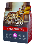 Mr.Buffalo ADULT SENSITIVE 1,8кг (индейка) для кошек