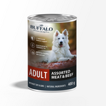 Mr. Buffalo Влажный корм мясное ассорти для взрослых собак всех пород 400г