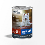 Mr. Buffalo Влажный корм с говядиной и рисом для взрослых собак всех пород 400г