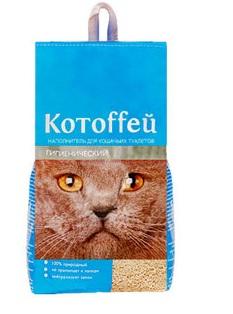 Котоффей Гигиенический наполнитель для кошачьих туалетов 14,4л