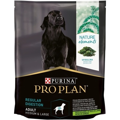 Pro Plan Nature Elements Корм для взрослых собак средних и крупных пород, с высоким содержанием ягненка 700г
