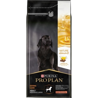 Purina Pro Plan Nature Elements Корм для взрослых собак средних и крупных пород, с высоким содержанием лосося 10кг