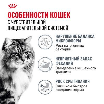 ROYAL CANIN Digestive care Сухой корм для кошек с чувствительной пищеварительной системой 2кг