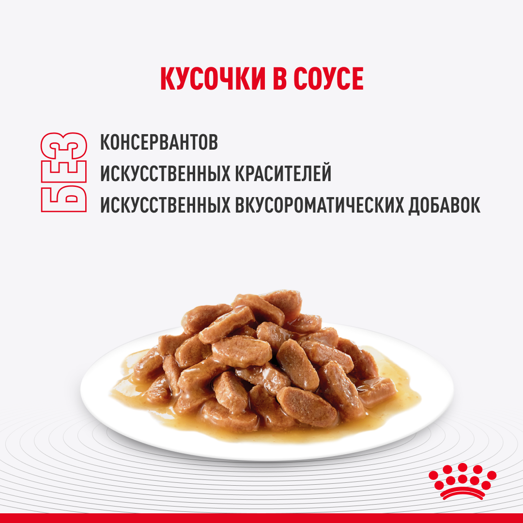 ROYAL CANIN Indoor Sterilised Влажный корм для кошек постоянно живущих в помещении 28шт*85г (в соусе, пауч)