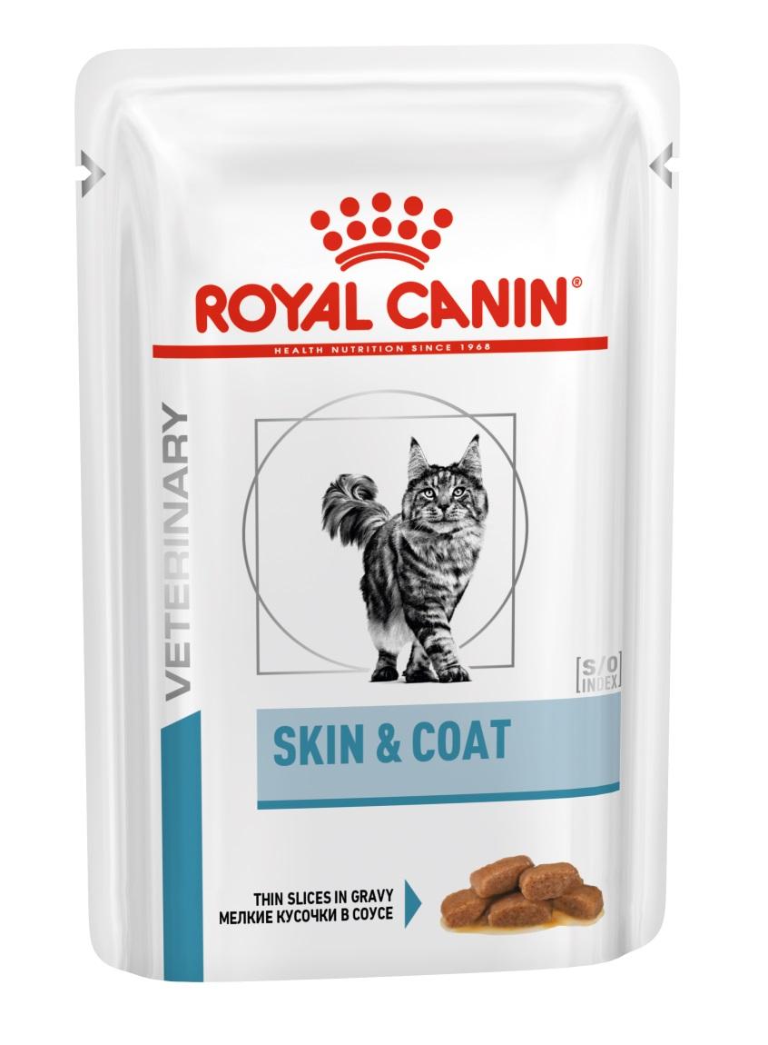 Royal Canin Skin & Coat for Cat 28шт*85г пауч