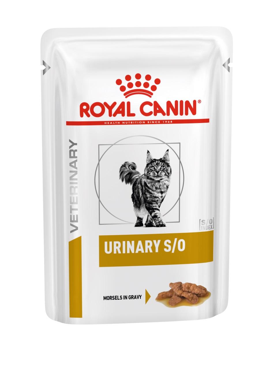 ROYAL CANIN Urinary S/O Feline (в соусе, пауч) 28*85г