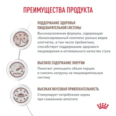 ROYAL CANIN Gastrointestinal for Cat Cухой корм для взрослых кошек при расстройствах пищеварения 350гр.