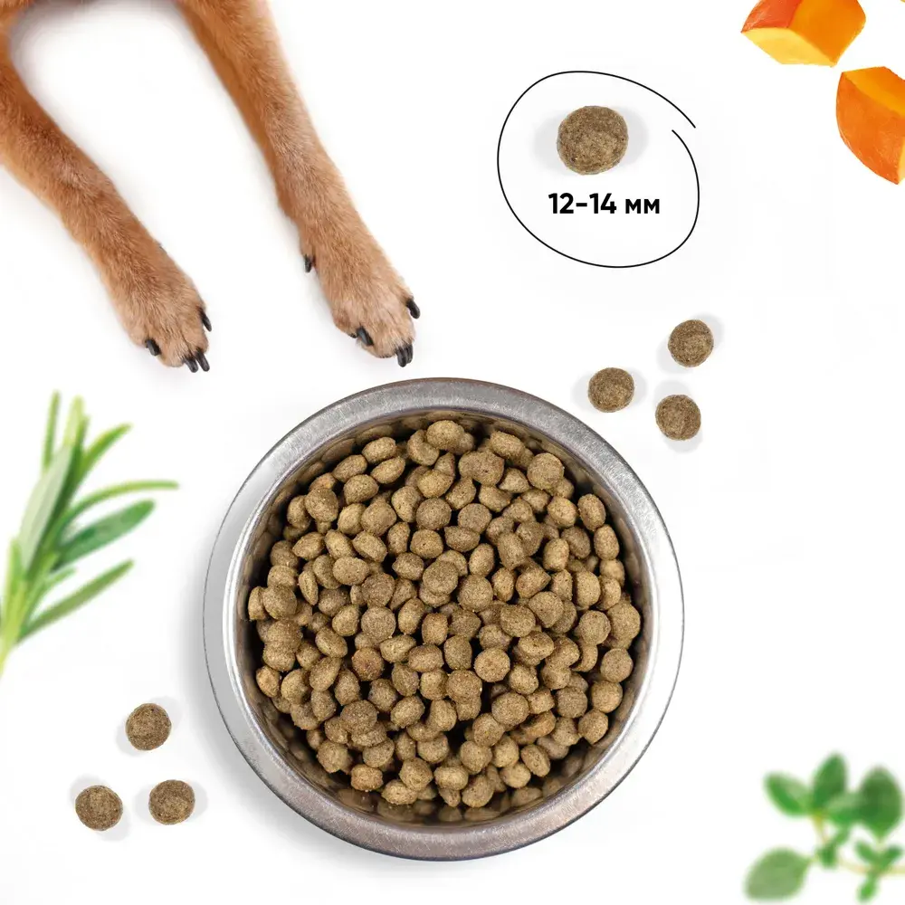 MeatGarden BASIC ALL BREEDS ADULT Сухой корм для взрослых собак всех пород с нежной  телятиной, ягненком и тыквой 2кг