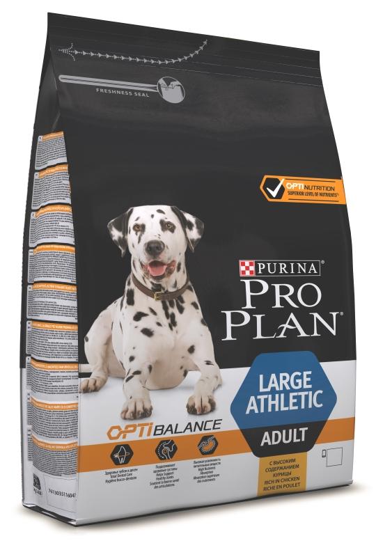 Pro Plan Adult Large Athletic Для собак крупных пород с атлетическим телосложением 14кг (курица,рис)