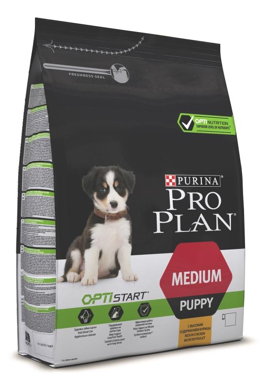 Pro Plan Puppy Medium Для щенков средних пород 12кг (курица)