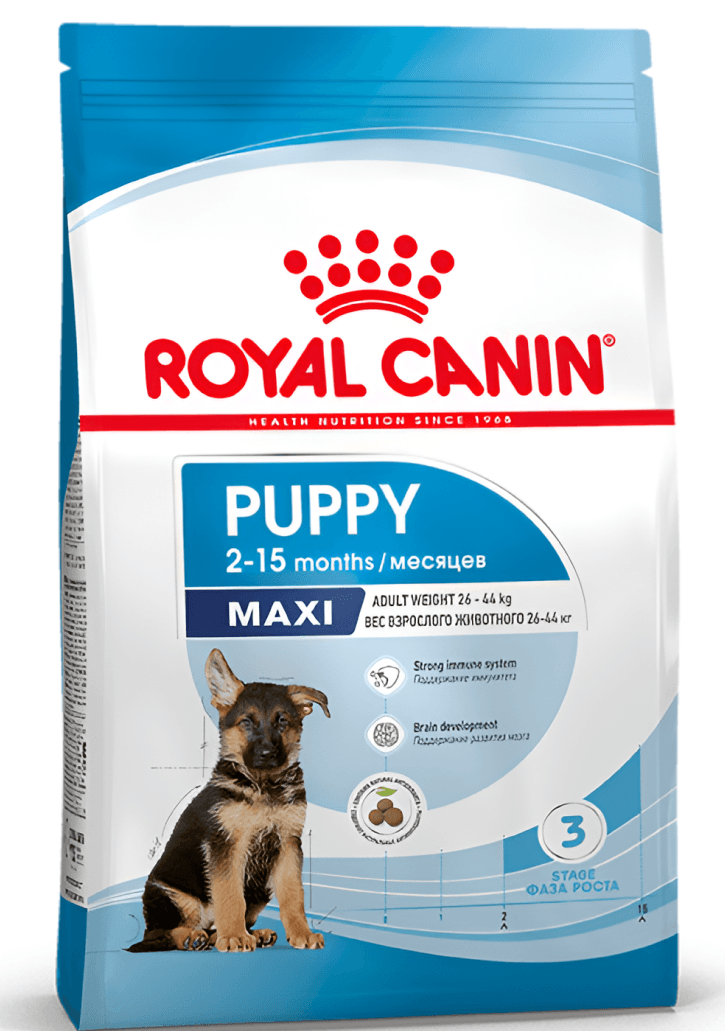 ROYAL CANIN MAXI Puppy Сухой корм для щенков крупных пород до 15 месяцев 15кг