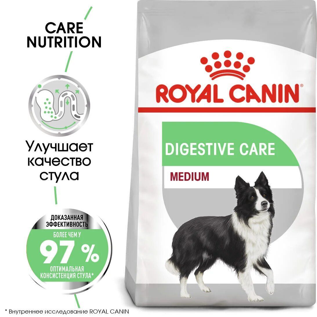 ROYAL CANIN Medium Digestive Care Корм сухой для собак средних пород с повышенной чувствительностью пищеварительной системы 12кг