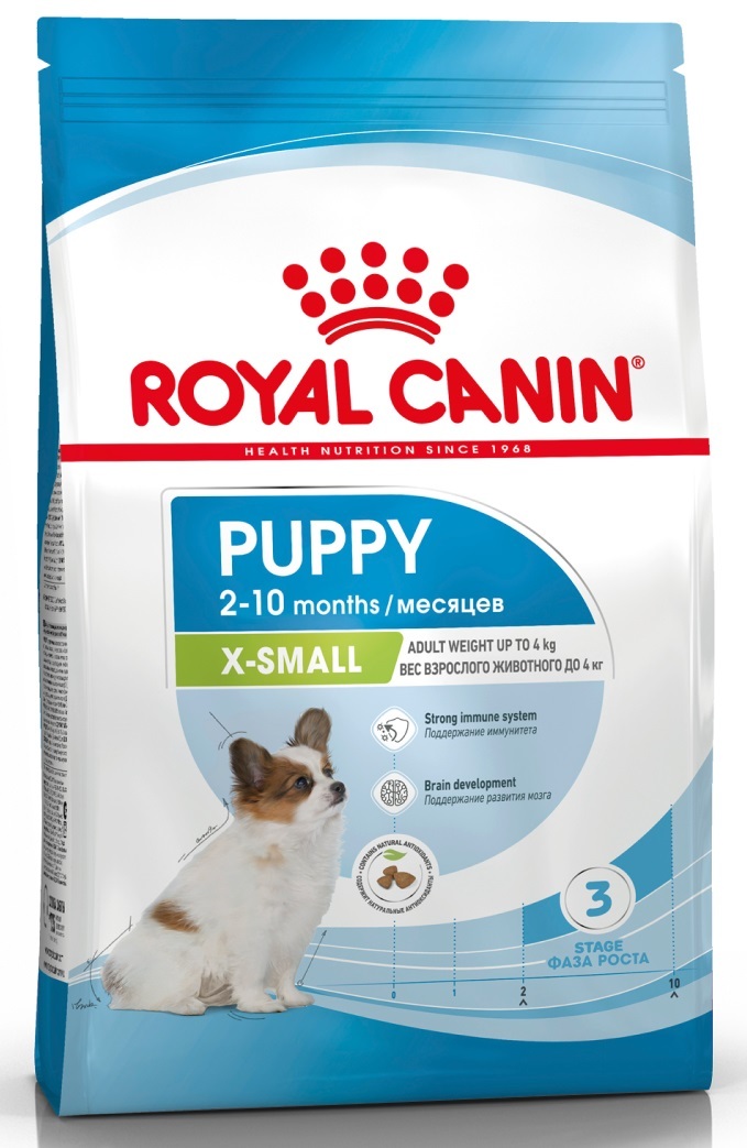 ROYAL CANIN X-Small Puppy Сухой корм для щенков миниатюрных пород 1,5кг