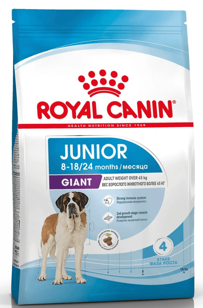 ROYAL CANIN GIANT Junior Сухой корм для щенков гигантских пород в возрасте от 8 до 18/24 мес. 3.5кг