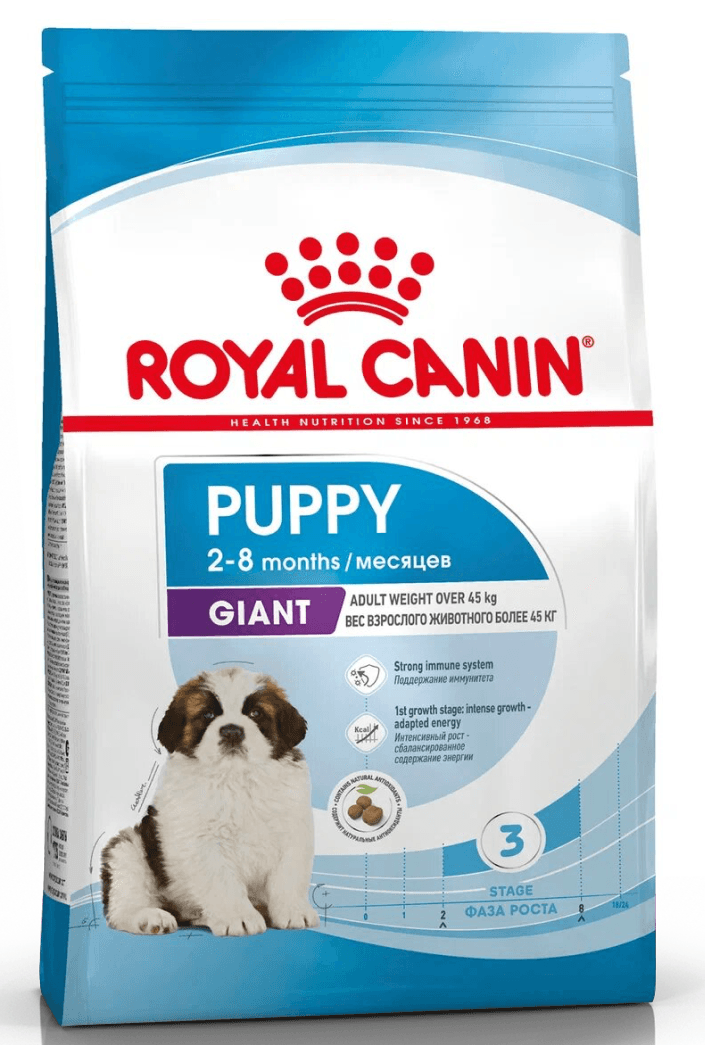 ROYAL CANIN GIANT Puppy Сухой корм для щенков гигантских пород в возрасте до 8 месяцев 3.5кг