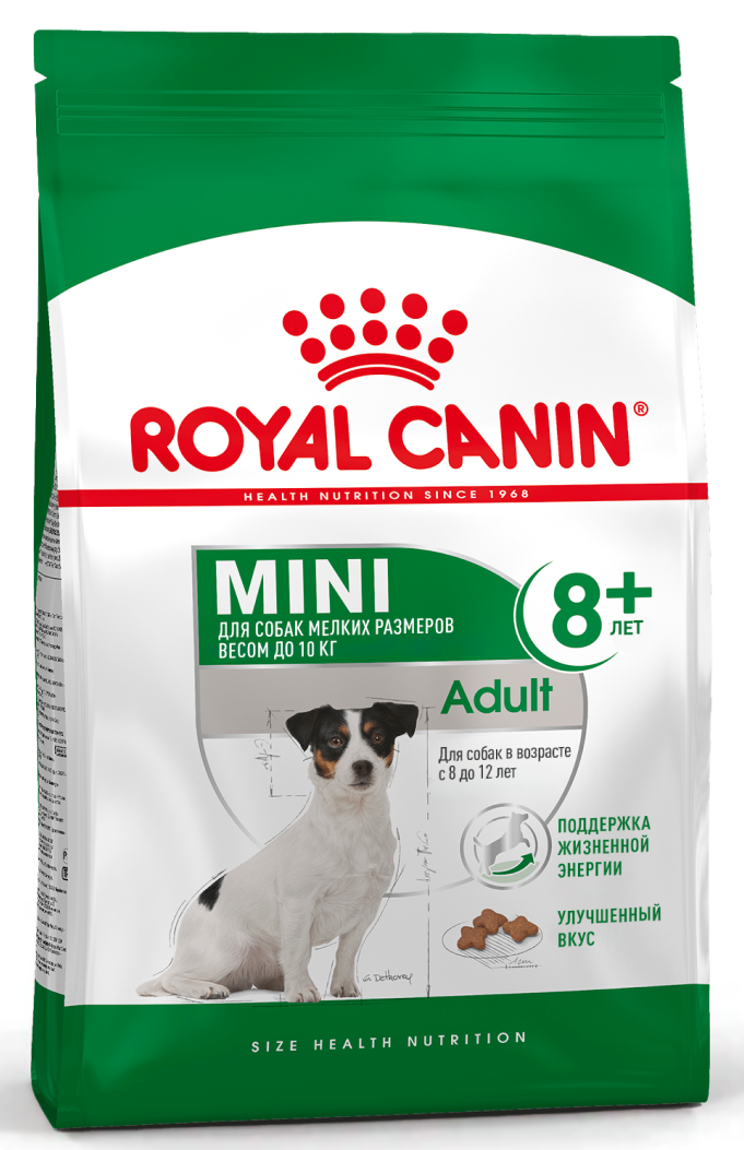 ROYAL CANIN MINI Adult 8+ Сухой корм для взрослых собак мелких пород от 8 лет 2кг