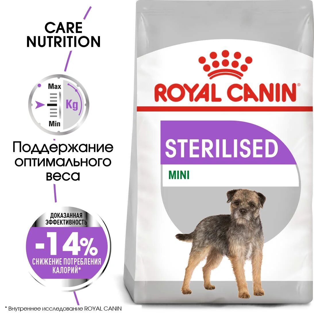 ROYAL CANIN MINI Sterilised Сухой корм для стерилизованных собак мелких пород 3кг
