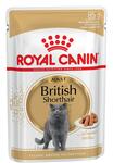 ROYAL CANIN Adult British Shorthair Влажный корм для британских короткошерстных кошек (в соусе) 28шт*85гр