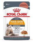 ROYAL CANIN Hair & Skin care Корм влажный для взрослых кошек для здоровья кожи и красоты шерсти  28шт*85г (соус)