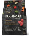 GRANDORF FRESH DOG Lamb JUNIOR MEDIUM&MAXI Свежее мясо Ягненка с бататом, для юниоров беременных или кормящих собак 10кг