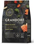 GRANDORF FRESH DOG Salmon MINI Свежее филе Лосося с бататом для взрослых собак мелких пород, для здоровья кожи и шерсти или склонных к аллергии 1кг