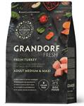 GRANDORF FRESH DOG Turkey MED&MAXI Индейка с бататом для взрослых собак средних и крупных пород, диетическая формула 3кг