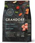 GRANDORF FRESH DOG Turkey MINI Свежее мясо Индейки с бататом для взрослых собак мелких пород, диетическая формула 1кг