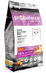 ProBalance Adult Gourmet Diet Сухой корм для привередливых кошек, с говядиной и ягненком 1,8кг