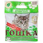 Гошка Древесный наполнитель для кошачьего туалета зеленый 4л уп 3шт