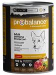 ProBalance Dog Adult Immuno Protection Консервированный корм для взрослых собак всех пород с говядиной 850г