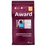 Сухой корм AWARD Sterilized для взрослых стерилизованных кошек с белой рыбой 10кг