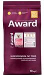 Сухой корм AWARD Sterilized для взрослых стерилизованных кошек с индейкой и курицей с добавлением клюквы и цикория 10кг