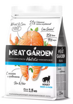 MeatGarden BASIC Skin & Hair Сухой корм для взрослых кошек для здоровья кожи и шерсти, с лососем и креветками 1,5кг