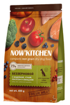 NOW KITCHEN Беззерновой корм для взрослых собак со свежей индейкой,уткой,лососем,Fresh Grain-free Turkey,Duck&Salmon,Adult 400г