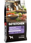 GO'KITCHEN Беззерновой корм для взрослых собак всех пород с курицей, индейкой, лососем и уткой,GRAIN FREE ADULT 4 Meat Recipe 9,98кг