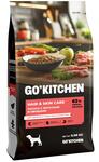 GO'KITCHEN Сухой корм для щенков и собак всех возрастов со свежим лососем и овсянкой, HAIR+SKIN CARE Salmon 9,98кг
