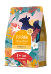 FLORIDA Сухой корм для взрослых кошек, с курицей и яблоком, Adult Chicken 3+1кг