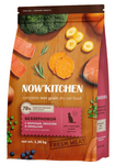 NOW'KITCHEN Беззерновой корм для взрослых кошек со свежей форелью, лососем и овощами, Fresh Grain-free Recipe Trout&Salmon, Adult 1,36кг